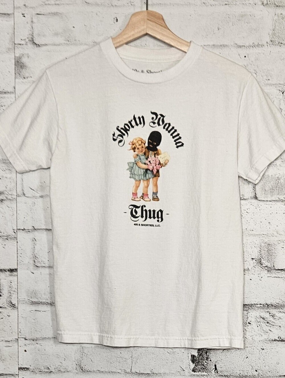 40s & Shorties Shorty Wanna Thug Graphic T Shirt Size Small